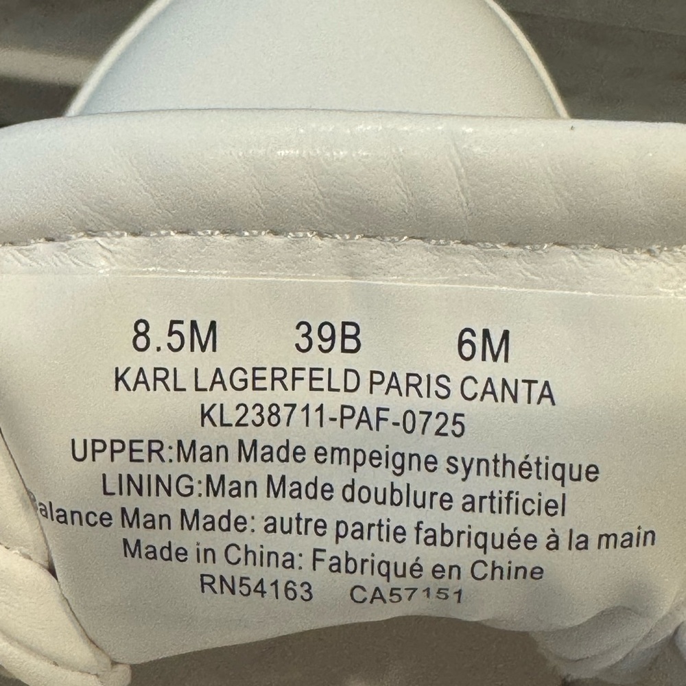 Karl Lagerfeld Paris Canta Sneaker (NWOT) - Picture 5 of 8